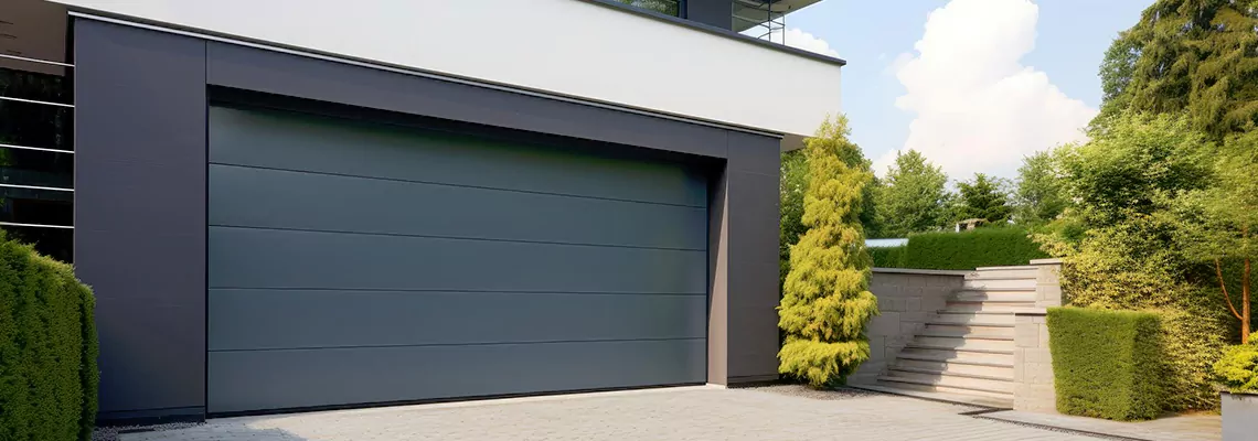 Haas Galvanized Steel Garage Door in Wilmette, IL